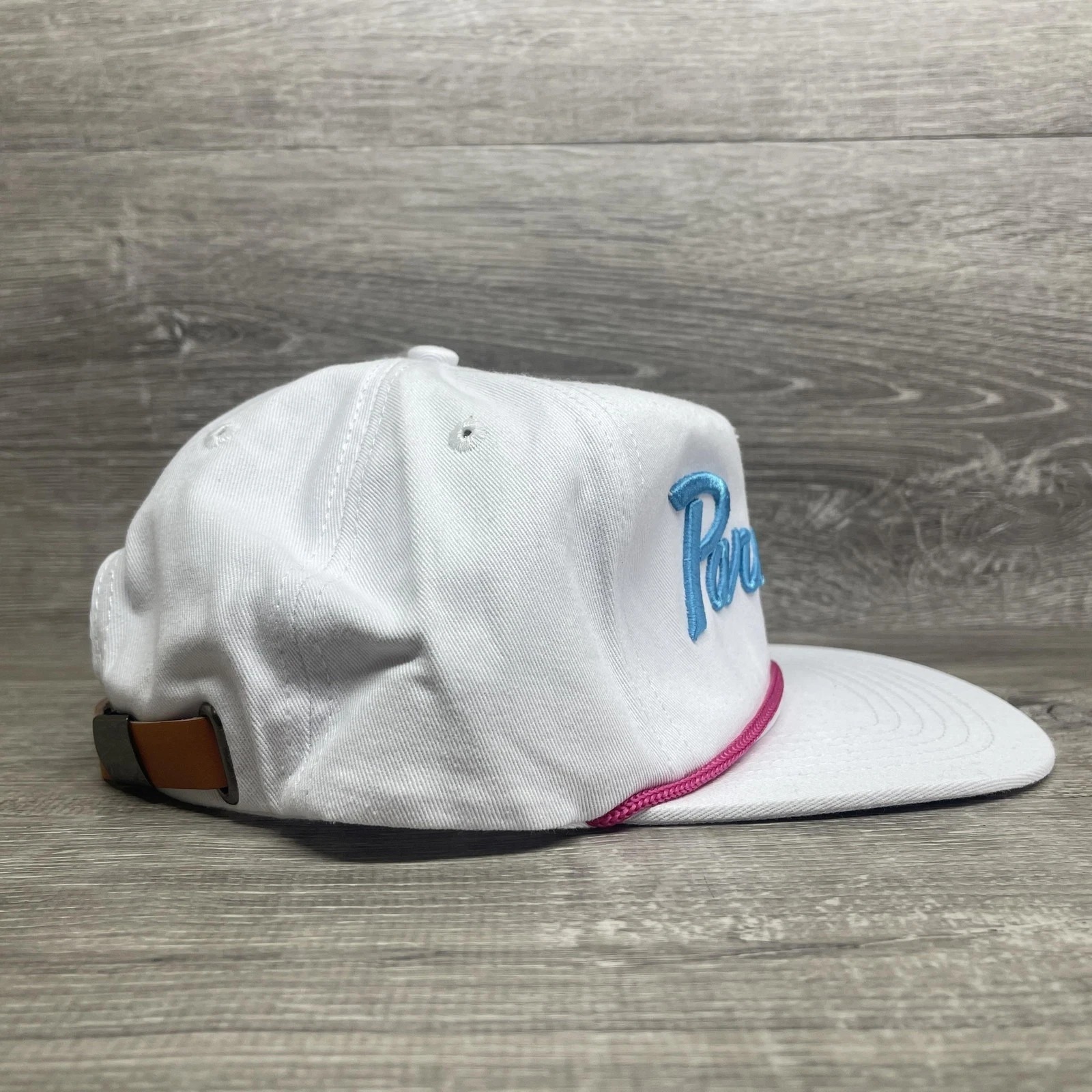 Pardon My Take Hat Cap Strap Back White Rope Barstool Sports Podcast Mens Os New — image 4 of 7